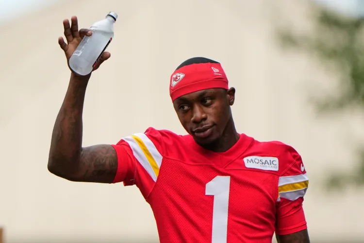 Chiefs hit by 2 training camp injuries as wide receivers Xavier Worthy, Cyrus Allen leave practice